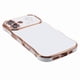 thumbnail image 4 of For iPhone 16 Plus Case Love Hearts TPU Phone Cover Curly Wave Frame Large Window - Ivory White, 4 of 5