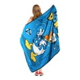 thumbnail image 3 of Northwest Donald - Manta de Micro Raschel de Pato/Pato Margarita, 46 x 60 Pulgadas, Lucky Duck, 3 of 6