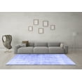 thumbnail image 3 of Ahgly Company Machine Washable Indoor Square Persian Blue Traditional Area Rugs, 8' Square, 3 of 4