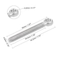 thumbnail image 2 of Unique Bargains M5 x 40mm 304 Stainless Steel Machine Shoulder Lift Eye Bolt Rigging 4pcs, 2 of 3