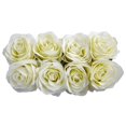 thumbnail image 3 of Nearly Natural 1510-WH Arrangement de Roses en Vase Noir&44; Blanc, 3 of 3
