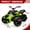 Green, variant on CazToi 12V 3-Wheeler Kids Ride on ATV Electric Motorcycle with Music & LED Lights