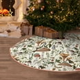 thumbnail image 5 of Sikiie Mushroom Garnish Nativity Christmas Tree Skirt, Jesus Christian Winter Holiday Tree Mat Decoration(30-48IN)36", 5 of 6