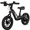 Black, variant on HHVEL Kids Electric Bike,Beginner Electric Training Bike for Ages 3–6, 150W Motor Electric Balance Bike with 14Inch Pneumatic Tires,up to 9.3MPH,Pink
