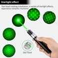 thumbnail image 2 of Long Range Green Laser Pointer High Power  Material Upgrade Laser Pointer Pen，2000 Metres Green Lazer Pointer Rechargeable for Hiking Cat Laser  Laser Pointer Rechargeable, 2 of 6
