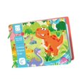 thumbnail image 1 of Libro de lágrimas de educación temprana para bebés Fácil Uso de juguete sensorial Pegatina interactiva Libro Dinosaurio, 1 of 8