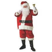 Men's Deluxe Plush Regency Santa Christmas Costume