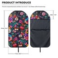 thumbnail image 7 of Uourmeti Front Seat Cover Machine Washable Microfiber, Compatible with Van Truck Seat, for Cars Trucks SUVs, Floral Butterfly Print, 7 of 7