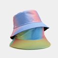 thumbnail image 2 of CoCopeaunts Women Bucket Hat Rainbow Candy Colors Men Fisherman Hat Outdoor Sports Travel Beach Two Side Wear Female Basin Caps, 2 of 8