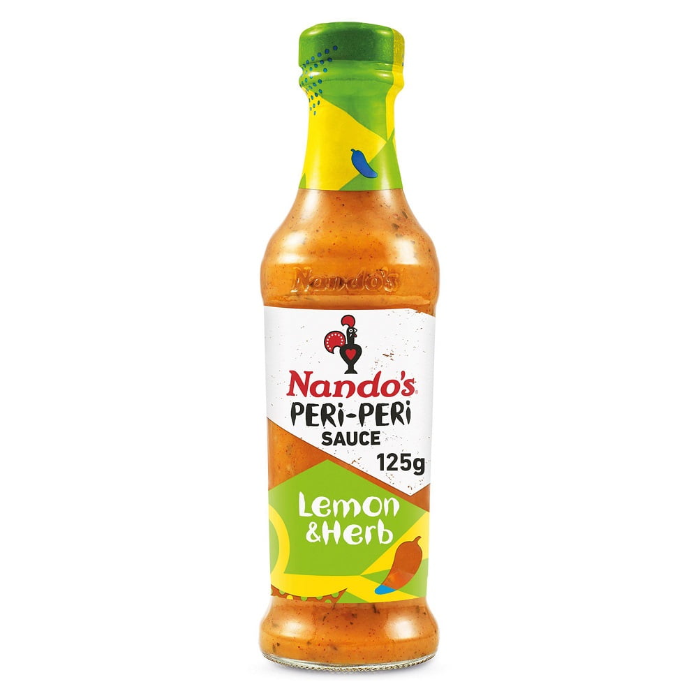 Nando's Extra Mild Lemon & Herb Peri-Peri Sauce Jar 125g - Walmart.com