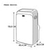 thumbnail image 4 of Aire Acondicionado Carrier Air Up Portatil Solo Frio 12,000 BTUS 115V 52PTC121E, 4 of 4