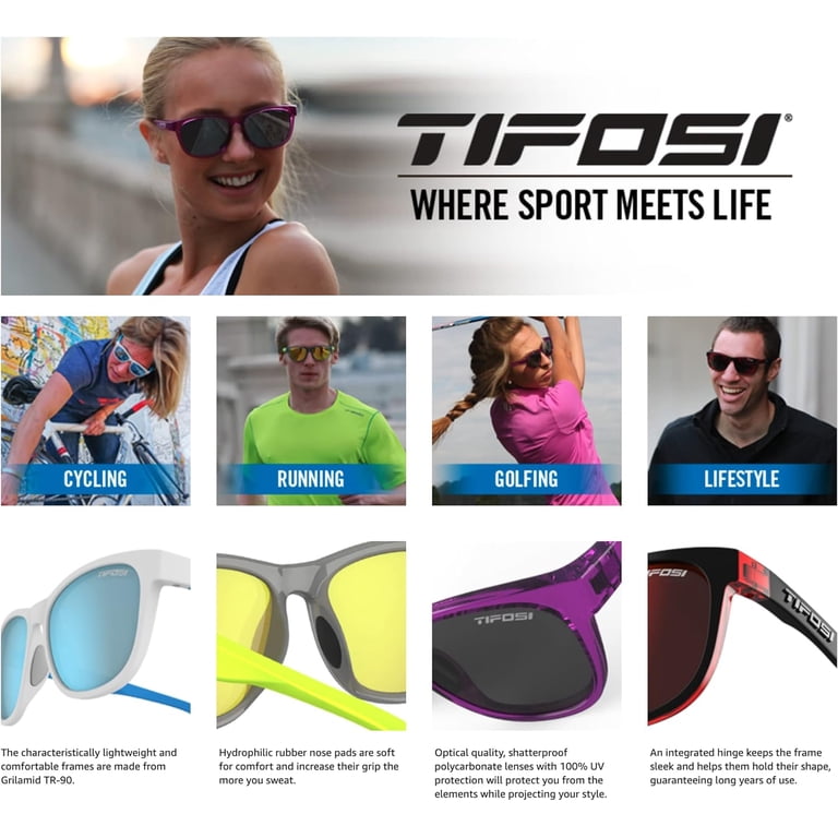 Tifosi Optics Swank Sunglasses - Bottle Green Frame/Smoke  display picture 2