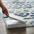 thumbnail image 6 of Modway Reflect 63x90.5" Takara Diamond Moroccan Trellis Area Rug in Ivory/Blue, 6 of 7