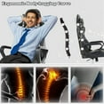 thumbnail image 3 of BestOffice Ergonomic Office Chair, High-Back White, Lumbar Support PC PU Task Ergonomic Executive Swivel for Back Pain Women, Men (Camo), 3 of 7