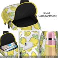 thumbnail image 3 of Cute Summer Lemon Print Sling Backpack for Travel, Lightweight Crossbody Bag with Retro Floral Pattern, Durable and Multi-Layer Storage for Lemon Lovers, 3 of 6