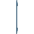 thumbnail image 4 of Ekena Millwork 10 1/2"W x 76"H Americraft Three Board (2 Batten) Exterior Real Wood Joined Board-n-Batten Shutters w/ Elliptical Top (Per Pair), Sojourn Blue, 4 of 10