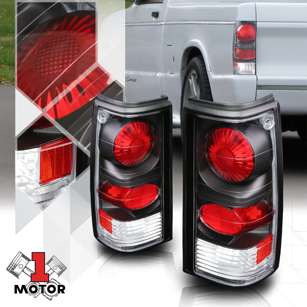 82-93 CHEVY S10 BLAZER TAIL LIGHTS LAMP BLACK 83 84 85 Car & Truck Tail