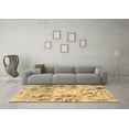 thumbnail image 3 of Ahgly Company Indoor Rectangle Abstract Brown Modern Area Rugs, 7' x 9', 3 of 4