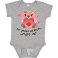 thumbnail image 3 of Inktastic My Great Grandpa Loves me- bear and hearts Boys or Girls Baby Bodysuit, 3 of 5
