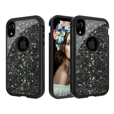 iphone xr heavy duty glitter case iphone xr heavy duty glitter case