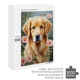 thumbnail image 6 of Golden Retriever With Flower Oil Painting 1000 pcs puzzles for adults,Puzzle for Dog Lovers to Enjoy and Relax,Gift for Christmas,Wooden, 6 of 8