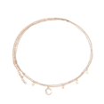 thumbnail image 1 of Golden Silvery Double Layer Bead Chain Ladies Waist Belt - 90cm, Fashionable & Comfortable, 1 of 1