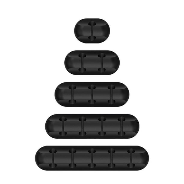 Organizador de cables de silicona para almacenamiento de cables, cubierta protectora para cables de datos, brida de nailon con velcro para soldar