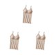 thumbnail image 1 of Qarigey Ropa interior térmica, camisetas sin mangas de encaje, chaleco transpirable para mujer, sujetador, camisola acolchada sin mangas Type4 NO4, 1 of 6
