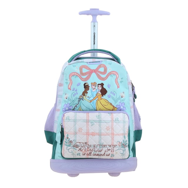 Mochila Chenson Con Ruedas Y Luces Led Disney Princesas Escolar Primaria Princesas BUN PR70789-G