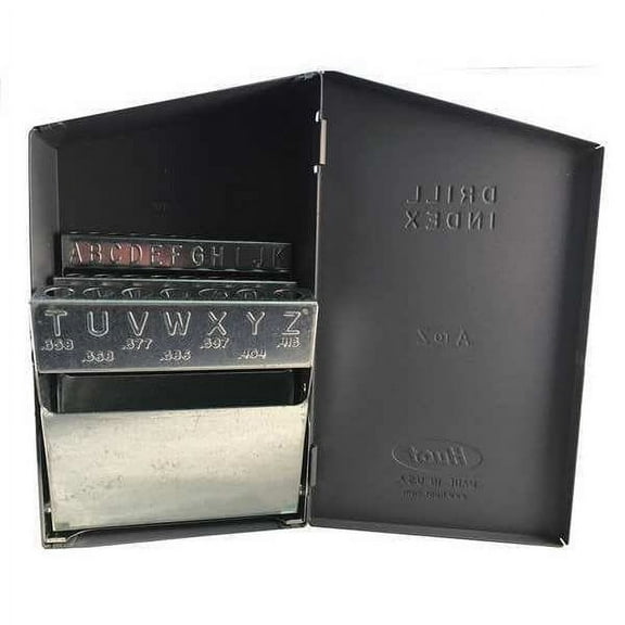 Huot Drill Bit Case,Jobber Length,Steel 10500