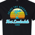 thumbnail image 4 of Inktastic Summer Enjoy the Sunshine Fort Lauderdale Florida in Blue T-Shirt, 4 of 5