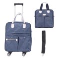 thumbnail image 2 of Ensemble de Bagages à Main Extensibles 2 en 1 en Polyester Valise de Voyage Weekender avec Roues pour Femmes Hommes, 2 of 7