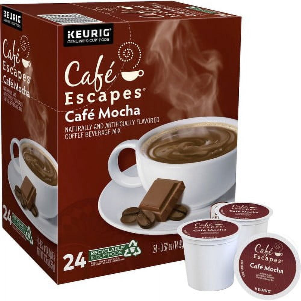 Keurig Cafe Escapes Mocha K-Cups, 24/Box, Each