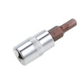 thumbnail image 4 of Uxcell 1/4" Drive x 4mm Standard Metric Hex Bit Socket, S2 & Cr-V Steel 2 Pack, 4 of 5