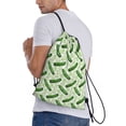 thumbnail image 2 of Bingfone Green Cucumber1 Drawstrings Backpacks Bags for Men Women Gym Drawstrings Bag-Medium, 2 of 8