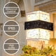 thumbnail image 2 of Aplique LED de pared para exterior, blanco cálido 3000K, IP65, acrílico, para jardines, patios y paredes exteriores. Dimensiones: 104 x 90 x 134 mm., 2 of 5
