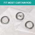 thumbnail image 3 of Faux Linen Curtains 96 inch Length 2 Panels Set 52" x 84" - Neutral, 3 of 5