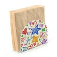 thumbnail image 2 of Hand Drawn Style Graffiti Thick U Shape Acrylic Napkin Holder Non Slip Space Saving for Kitchen, 2 of 9