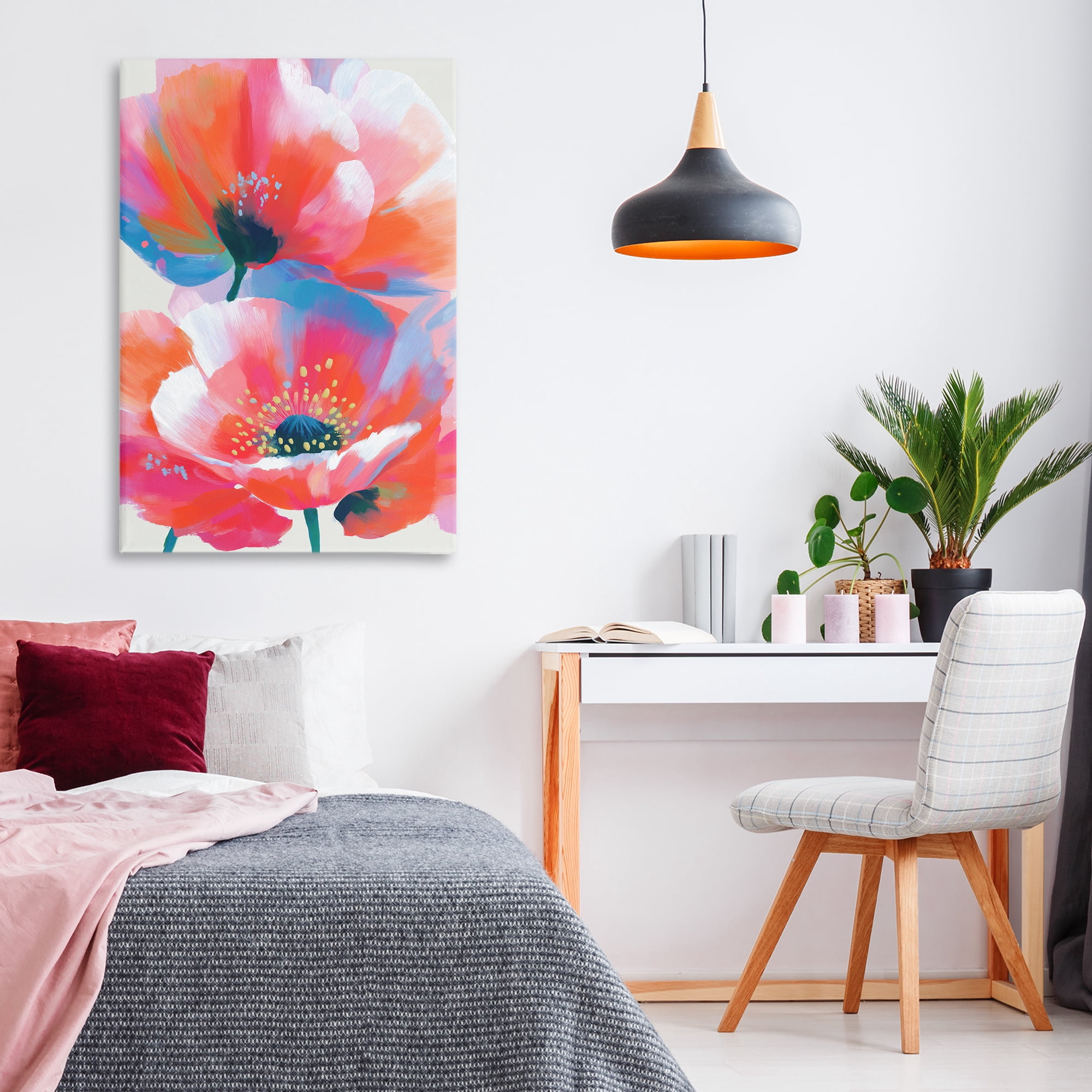 Stupell Industries Poppies in Soft Light Canvas Wall Art, design by Chromatic Storm Studio