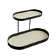 thumbnail image 4 of Organizador de encimera de baño, bandeja de almacenamiento de cosméticos de dos niveles, perfume para maquillaje Estilo A, 4 of 8
