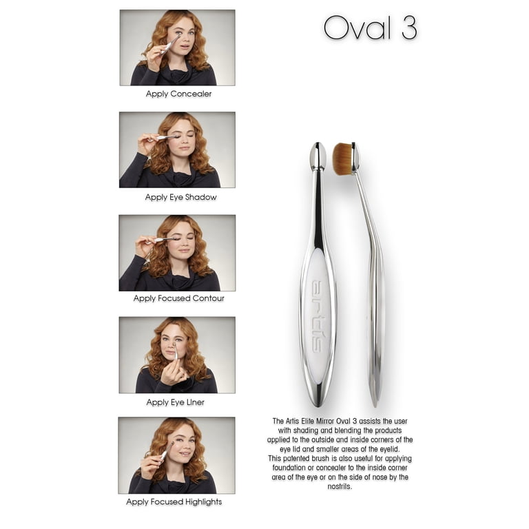 Artis Elite Collection Oval 3 Brush, Makeup Brush, 1 Pc - Walmart.com