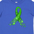 thumbnail image 4 of Inktastic Mental Health Awareness Ribbon with Green Hearts Boys or Girls Baby T-Shirt, 4 of 5