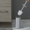 thumbnail image 4 of Bath Bliss Contemporary Acrylic Toilet Brush Set in Grey, 4 of 7