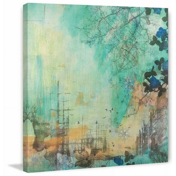First Frost Painting Print on Wrapped Canvas