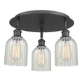 thumbnail image 3 of Innovations Lighting - Caledonia - 3 Light Flush Mount In Industrial Style-9.5, 3 of 5