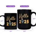 thumbnail image 4 of Hello 2025 Newfoundland Celebrates Happy New Year Firework Balloon Mug Newfie Dog Lover Gifts Coffee Tea Cup - 02024, 4 of 4