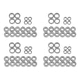 thumbnail image 1 of Kit de Rodamiento de Bolas de 80 Piezas para Tamiya TT01 TT-01 TT01D TT01E TT01R DF02 1/10 RC Piezas de Mejora de Coche, 1 of 5