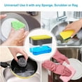 thumbnail image 4 of Portable Soap Pump Dispenser & Sponge Holder for Kitchen Dish Soap and Spongesoap Dispenser Liquid Box, 4 of 9
