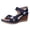 1Navy, variant on Wedge Sandals for Womens Open Toe Adjustable Strap Orthopedic Walking Shoes Comfy Arch Support Slingback 2026 Summer Beach Vacation Footwear Sky Blue Size 9