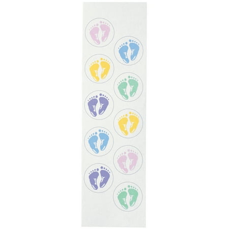 Seals 50/Pkg-Baby Feet, Pk 6, Wilton